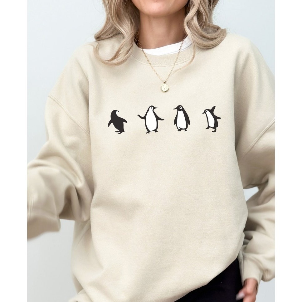 Penguin Sweatshirt Penguin Crewneck Sweater